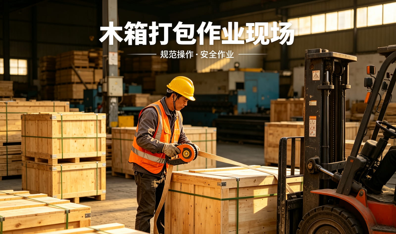 出口货物IPPC熏蒸木箱上门打包 - 满足海关查验要求
