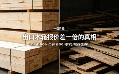 LVL木方与二手建筑板原料成本与品质对比图