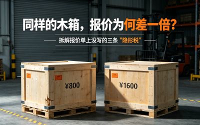 出口木箱报价差异对比图 - 板材品级、结构设计与交付责任三大认知税