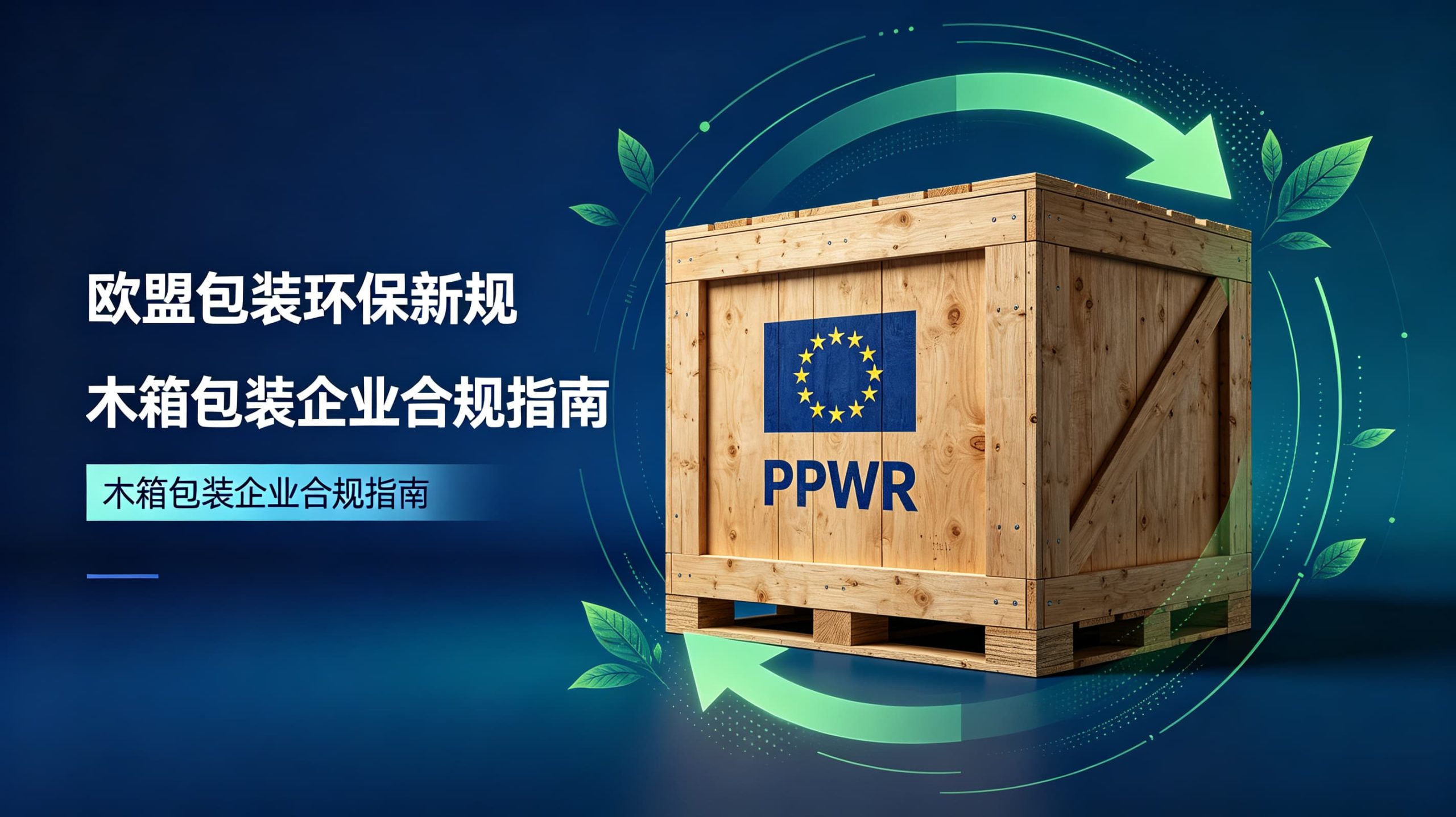 欧盟PPWR新规解读、PPWR木质包装豁免、木托盘PPWR豁免、木箱出口欧盟合规、PPWR包装合规指南
